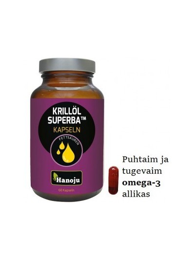 KRILLÕLI KAPSLID – puhtam ja tugevam omega-3 allikas 90 kapslit