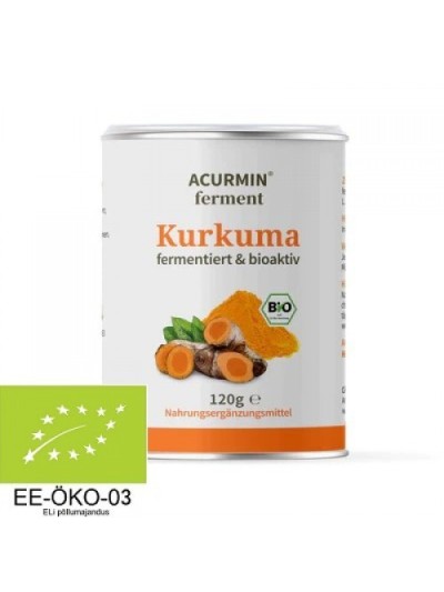 KURKUM FERMENTEERITUD (ÖKO) MAHETOODE - KÕIGE TERVISLIKUM KURKUM 120 g