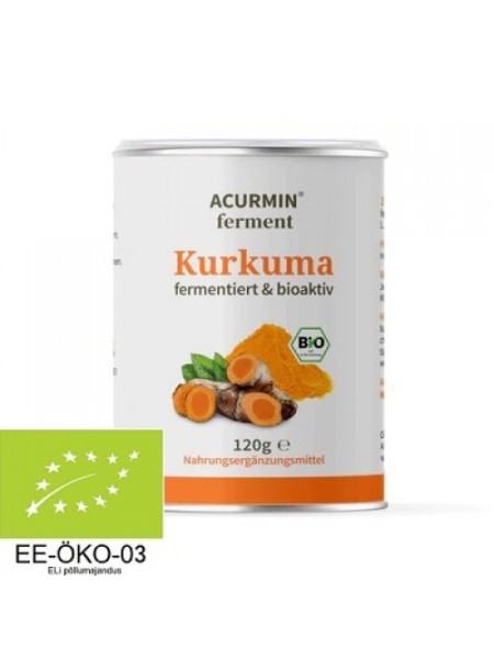 KURKUM FERMENTEERITUD (ÖKO) MAHETOODE - KÕIGE TERVISLIKUM KURKUM