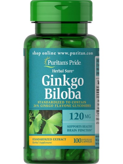 GINKGO BILOBA -HÕLMIKPUU EKSTRAKT 60 KAPSLIT