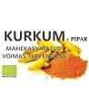 KURKUM + MUST PIPAR MAHETOODE (ÖKO) - KUNI 2000 KORDA VÕIMSAM 120 kapslit