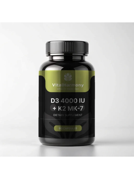 TUGEVATOIMELINE D3+K2 VITAMIIN 90 kapslit TUGEVATOIMELINE D3+K2 VITAMIIN 90 kapslit