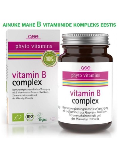 AINUKE MAHE (ÖKO) JA  TAIMNE B-VITAMIINIDE KOMPLEKS EESTIS! 60 tabletti