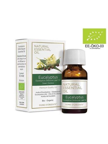 Eukalüpti eeterlik õli (ÖKO) mahetoode 10 ml