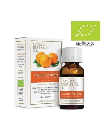Magusa apelsini eeterlik õli (ÖKO) MAHETOODE - 100% looduslik  10  ml. PARIM KVALITEET!