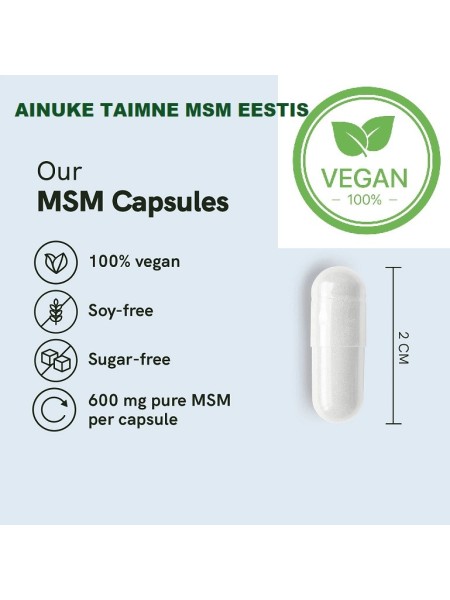 AINUKE TAIMNE VÄÄVEL (MSM) - UNUSTA LIIGESEVALU 100 kapslit