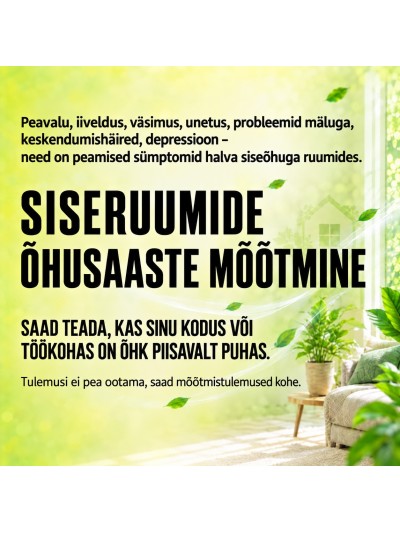 ASUNNON SISÄILMAN LAADUN MITTAUS - ASUNTOA VARTEN