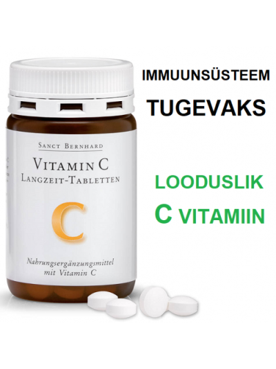 C VITAMIIN - TUGEVDA OMA IMMUUNSÜSTEEMI 120 tabletti