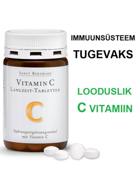 C VITAMIIN - TUGEVDA OMA IMMUUNSÜSTEEMI 120 tabletti